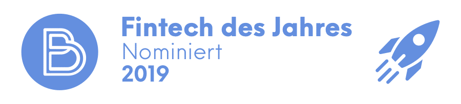 Fintech des Jahres 2019 Logo