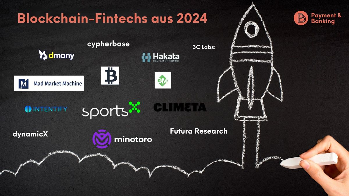 Logos aller Bockchain Fintechs 2024 - Starups