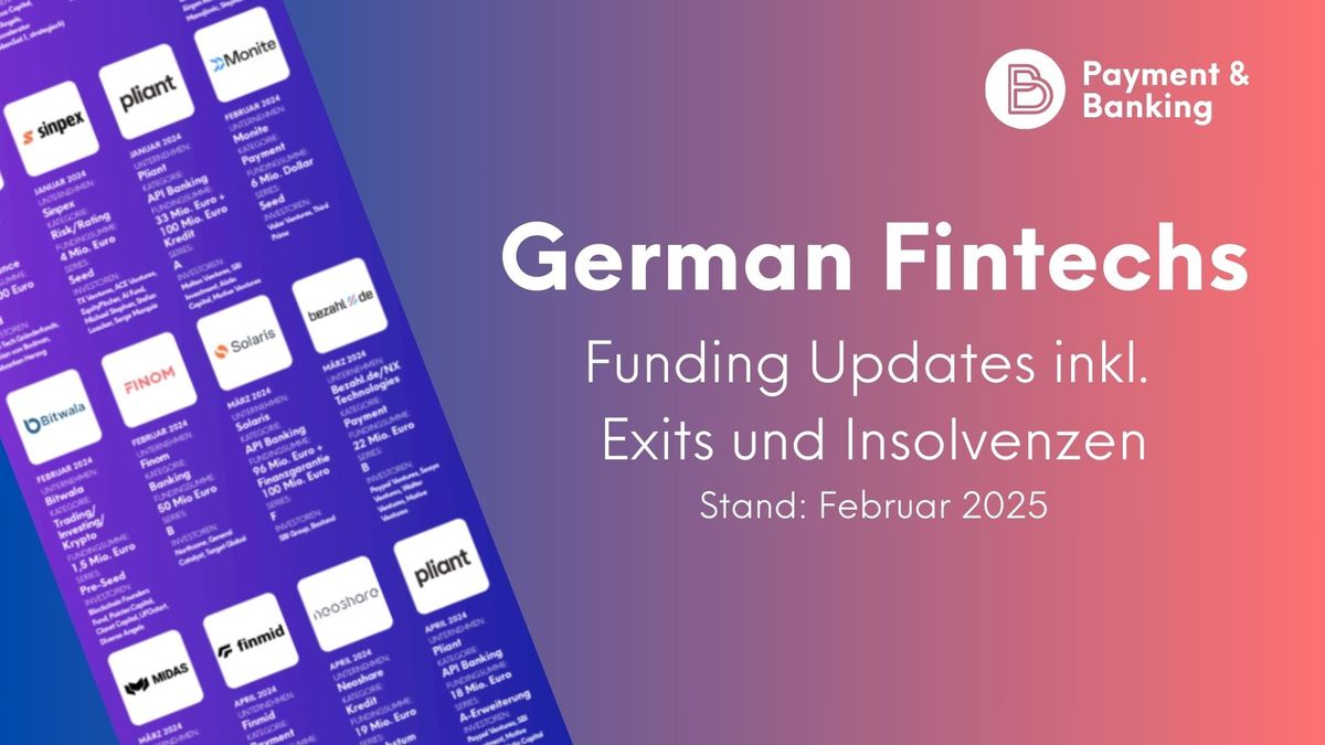 Die wichtigsten Finanzierungsrunden deutscher Fintechs im Jahr 2024.