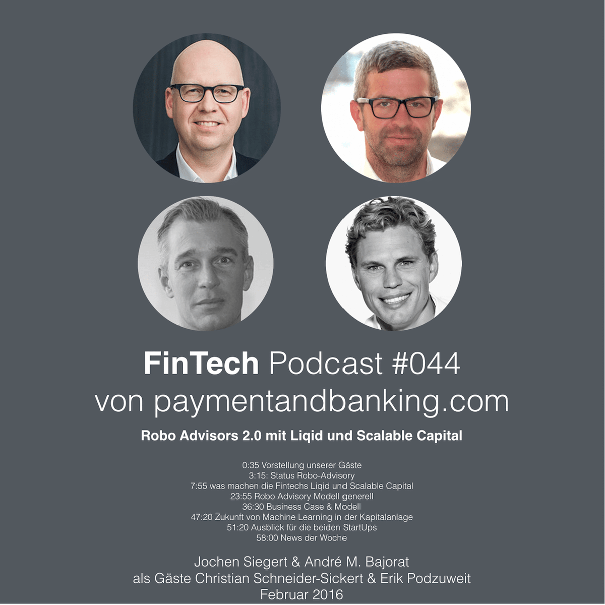 FinTech Podcast #044 – Robo Advisors 2.0 mit Liqid und Scalable Capital