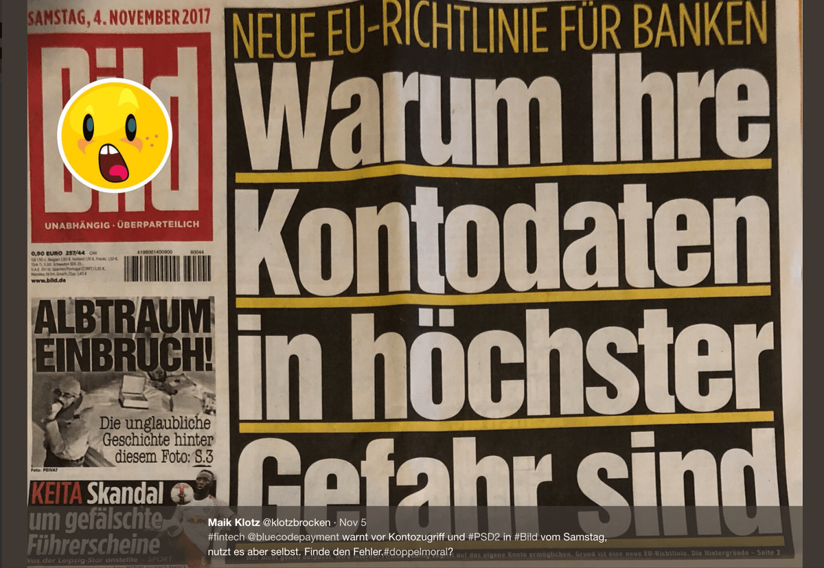 Bild Schlagzeile: Das Geschäft mit der Angst und den Kontodaten