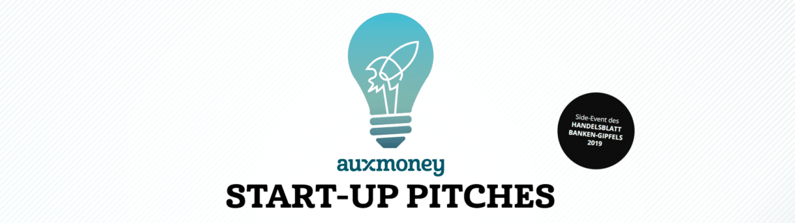 Start-up Pitches beim Handelsblatt Banken-Gipfel 2019 in Frankfurt