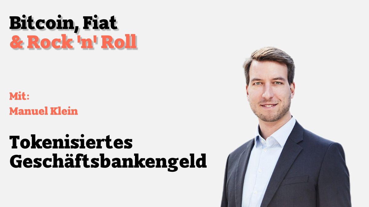#CryptoFriday Tokenisiertes Geschäftsbankengeld