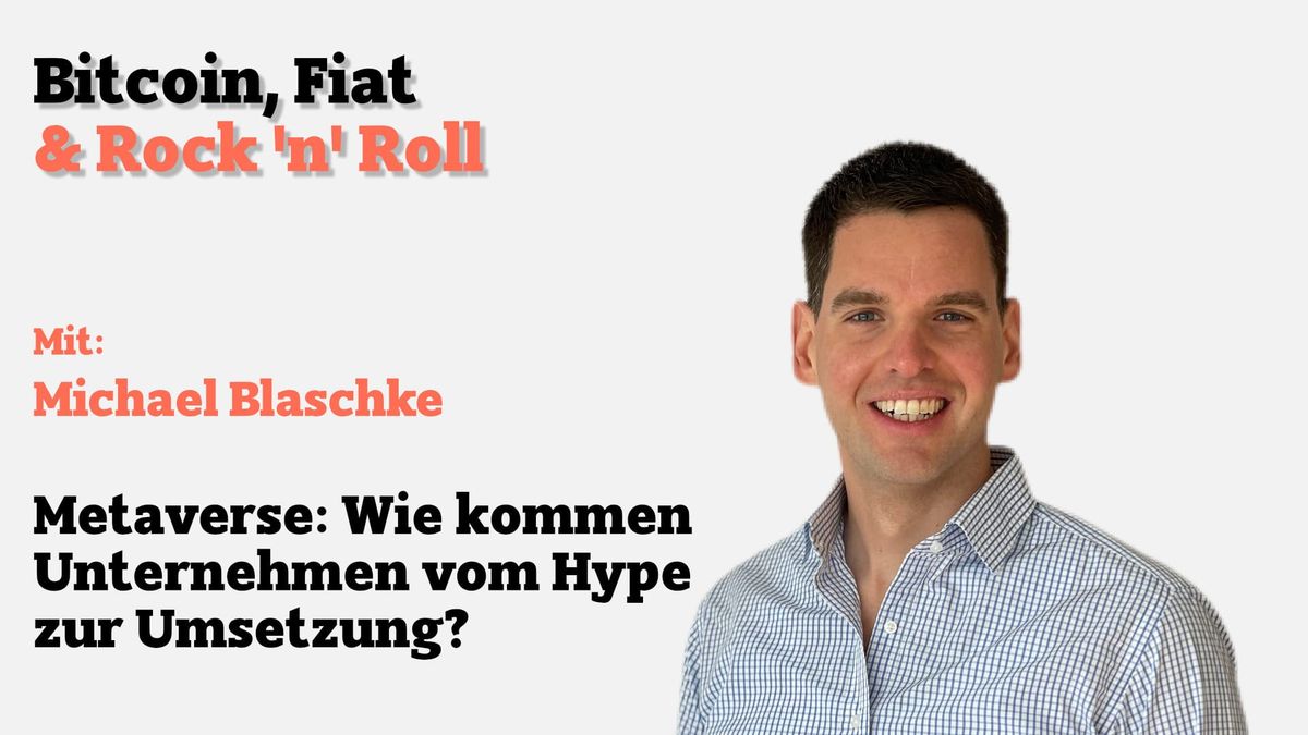 In dieser #CryptoFriday-Episode thematisiert Michael Blaschke, wie Unternehmen vom Hype zur Umsetzung der Metaverse-Technolog