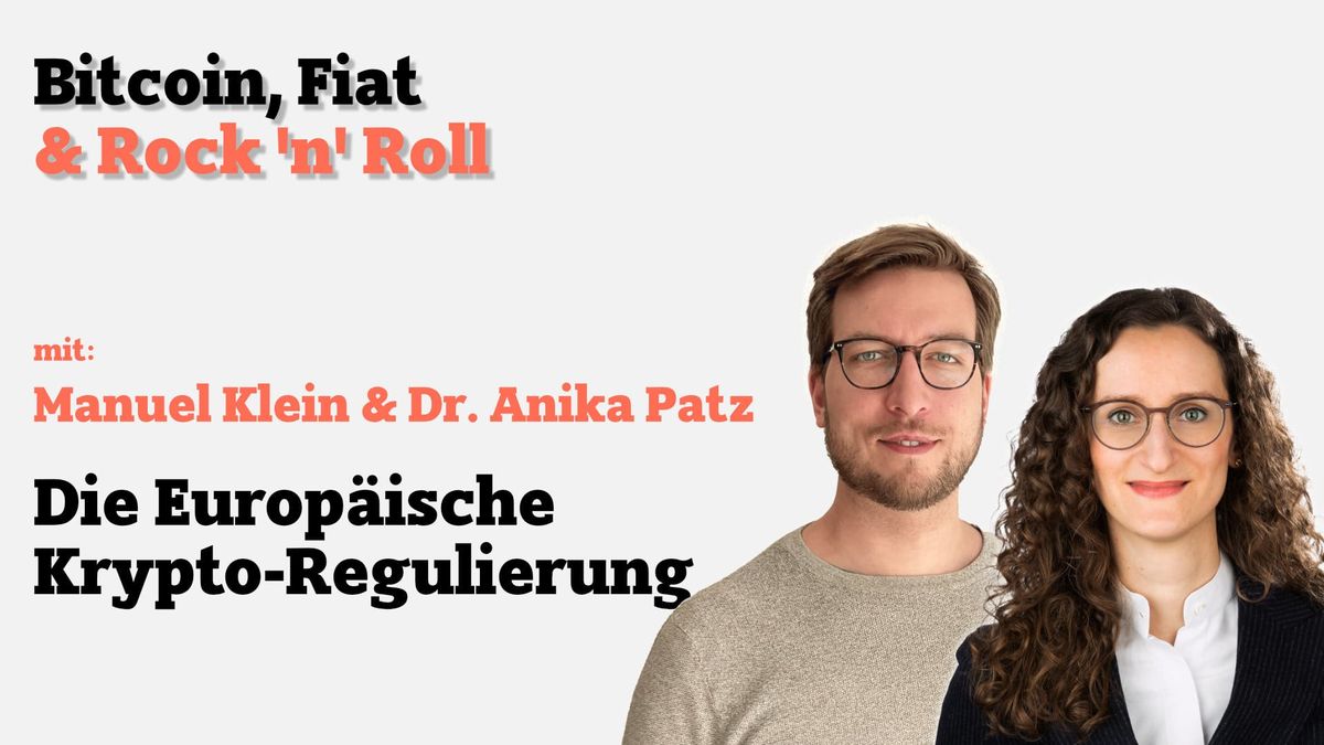 In der heutigen CryptoFriday-Episode spricht Manuel mit Dr. Anika Patz über die Europäische Krypto-Regulierung.