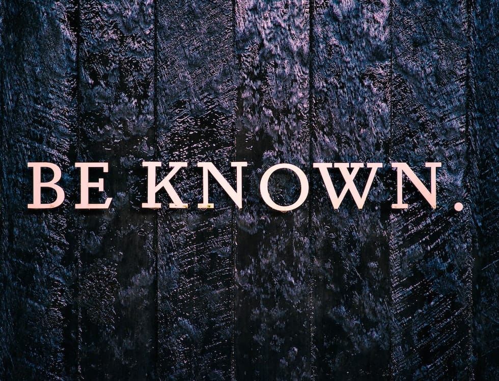 trees with be known text overlay