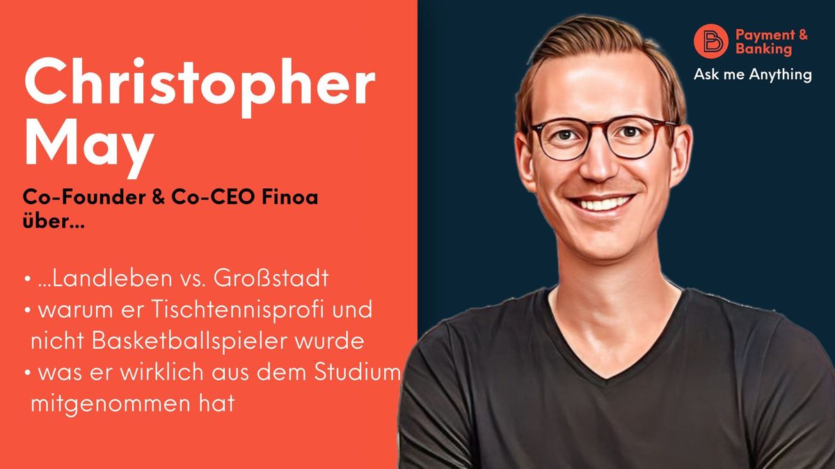 Christopher May Co-Founder & Co-CEO Finoa