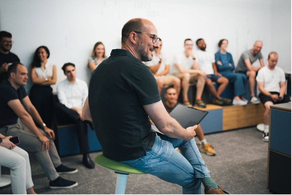 Start-up-Meeting: Gründerinnen diskutieren Finanzstrategien mit dem Investment-Team von vent.io.
