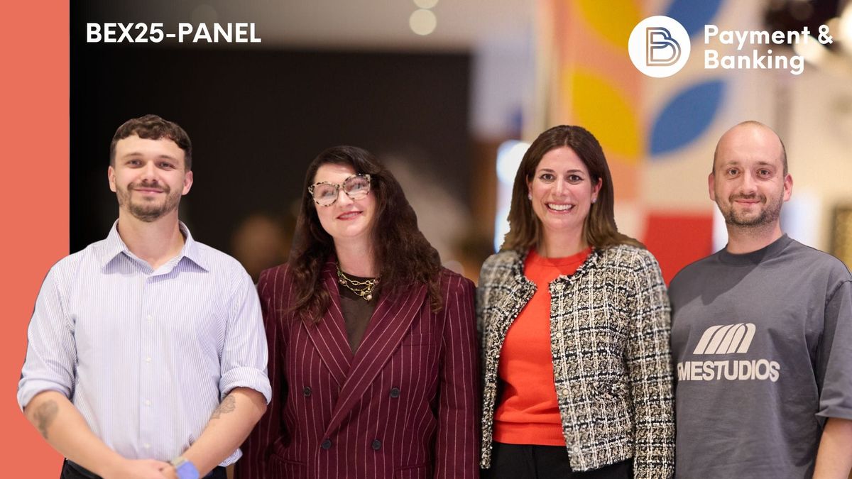 Panel zur Gen Z und Banking auf der Banking Exchange mit Joshua Olbrich, Fabienne Lindner und Christian Binder