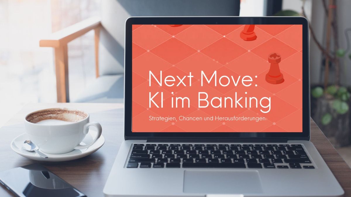 Titelbild des Whitepapers „Next Move: Künstliche Intelligenz im Banking“