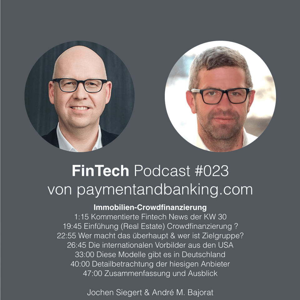 FinTech Podcast #023 – Immobilien-Crowdfinanzierung