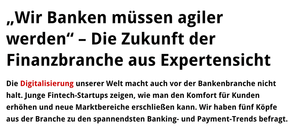 5 Köpfe Interview in der t3n: „Payment ist Infrastruktur und kein Markenprodukt.“