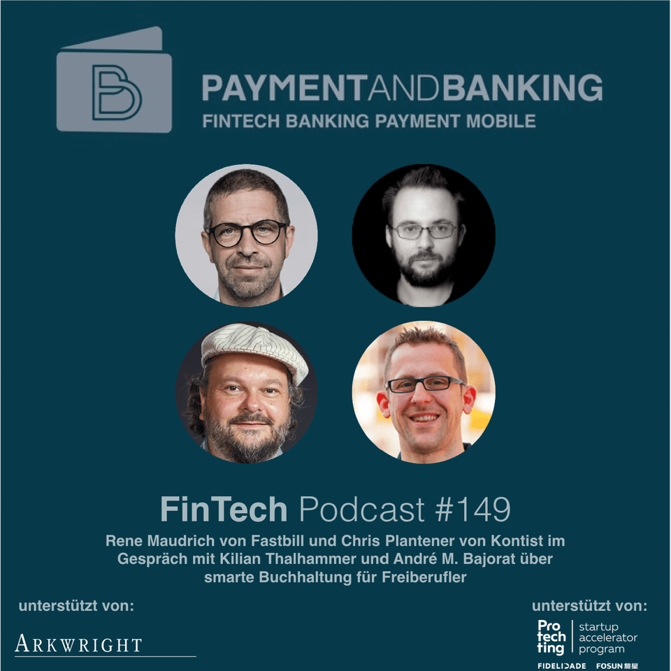 FinTech Podcast #149 – Kontist und Fastbill zu Banking und Buchhaltung