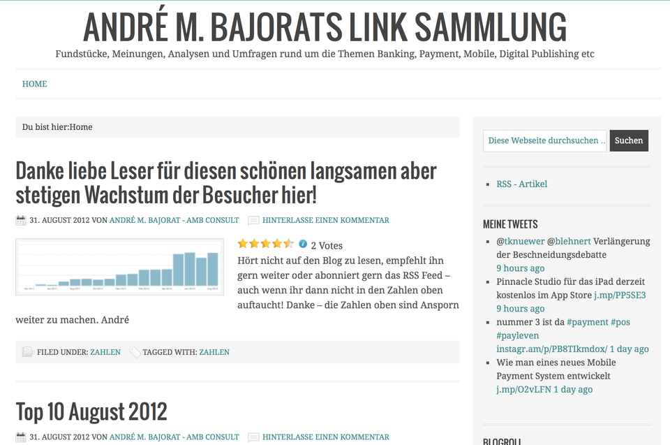In eigener Sache: Paymentandbanking verabschiedet sich…