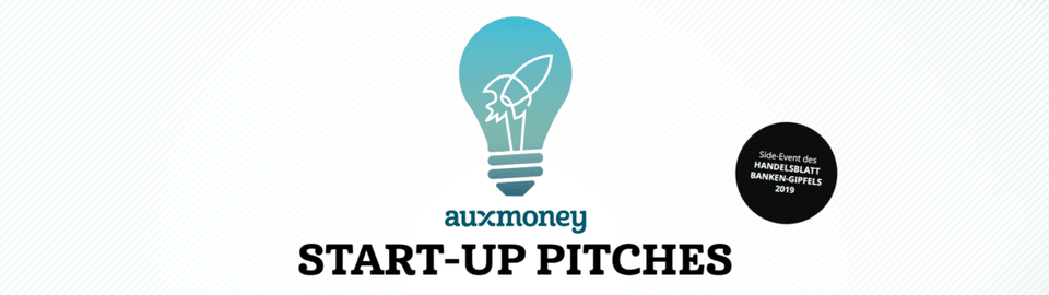Start-up Pitches beim Handelsblatt Banken-Gipfel 2019 in Frankfurt