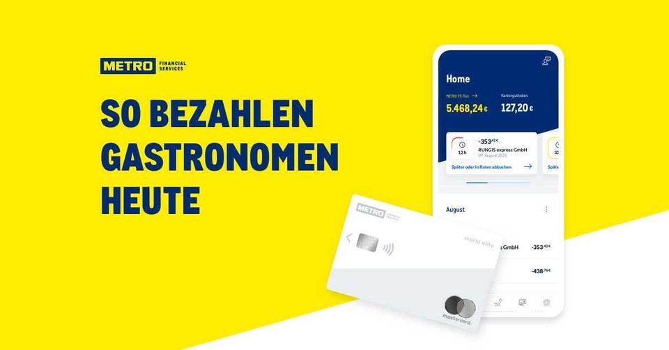 Exklusiv: Metro bringt Business Card powered by Mastercard