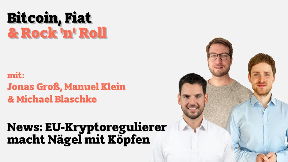 Krypto-News: EU-Kryptoregulierer macht Nägel mit Köpfen