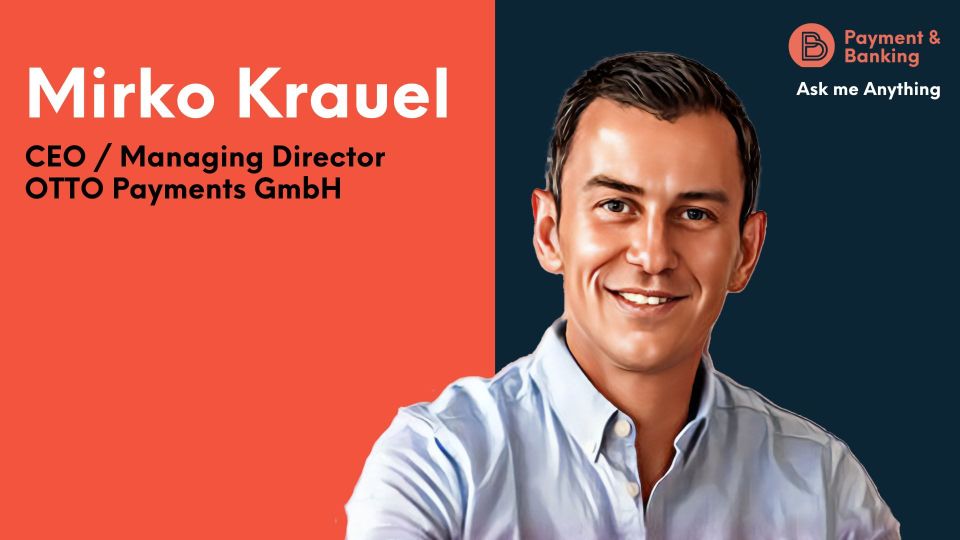 Mit der Kaffeetasse auf dem Weg nach oben: Mirko Krauel, CEO von Otto Payments