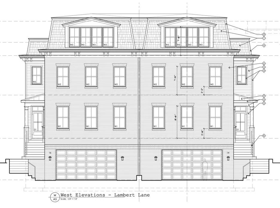 architechtural rendering of town home duplex