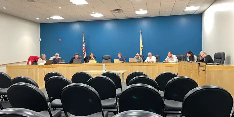 Affordable Housing Committee members sitting together