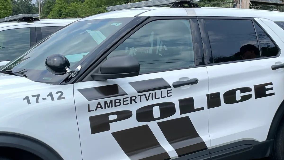 a Lambertville police car