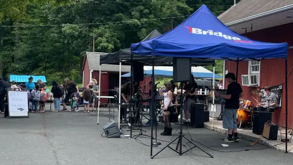 Parents & Students Attend Backpack Distribution Day