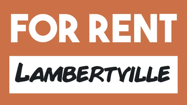 Seven Apartments For Rent in Lambertville, NJ: August, 2026