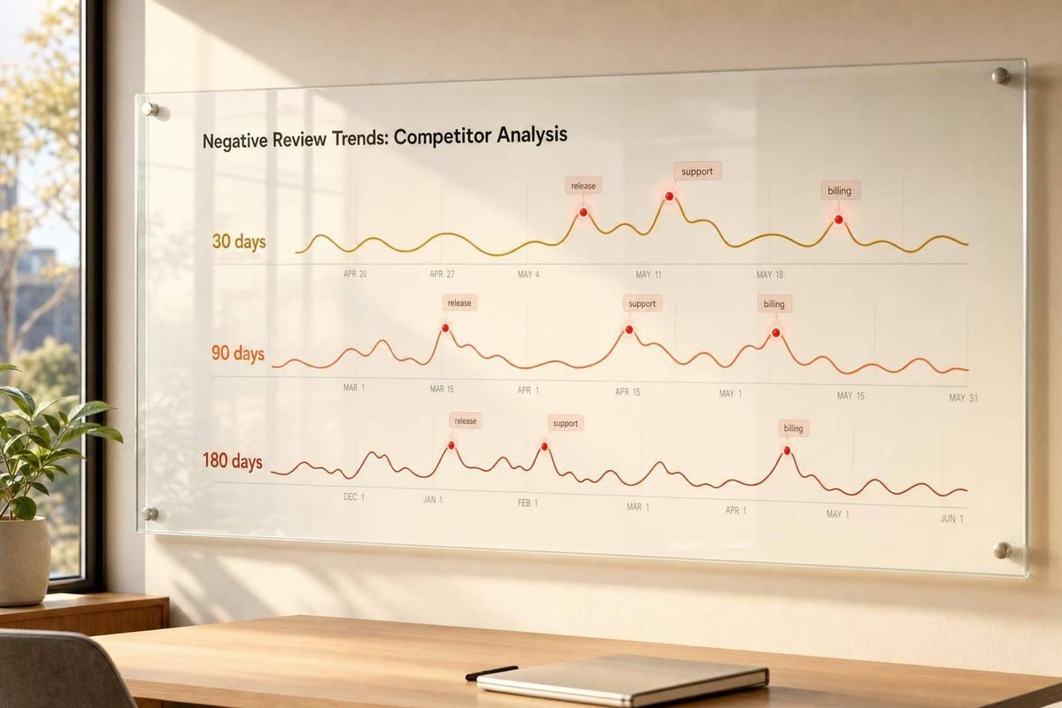 Negative Review Trends: Competitor Analysis