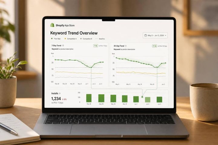 Keyword Trend Data for Shopify ASO: Guide
