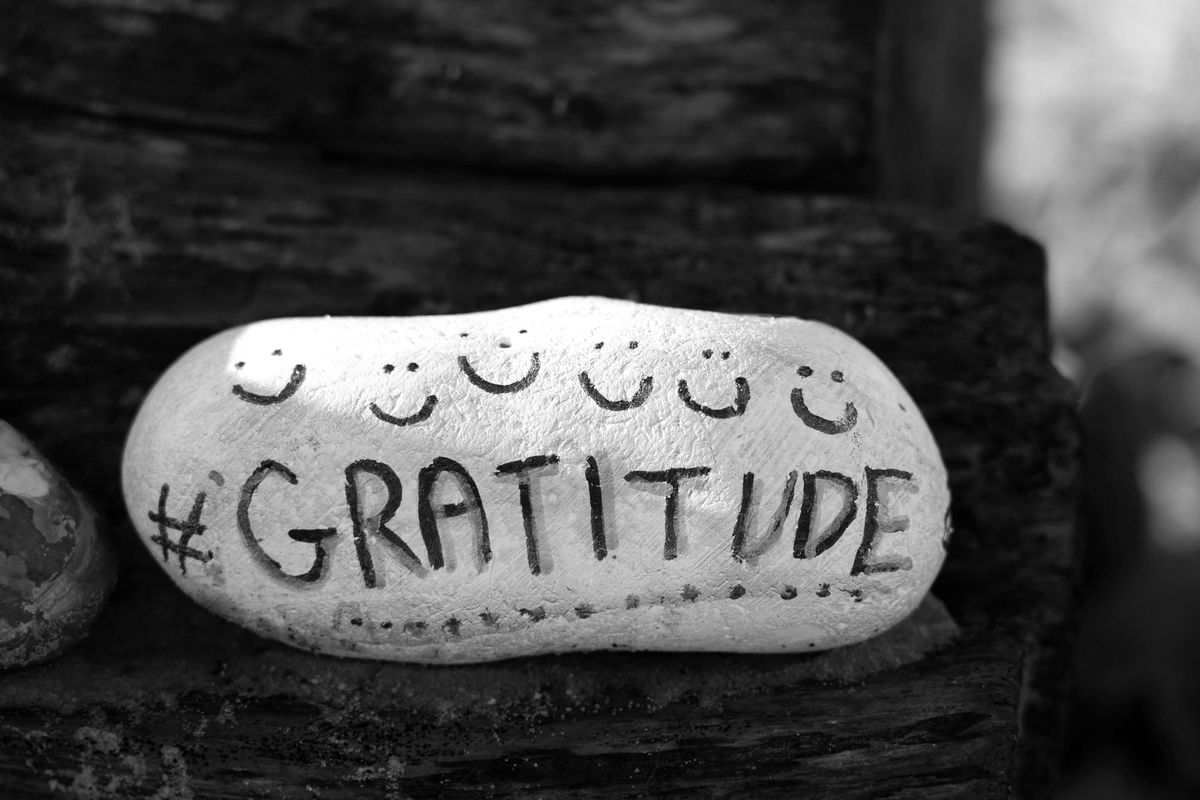 Week Nineteen: Gratitude. May 7 – The Dawning of a Grateful Heart