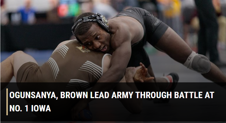 Army Wrestling Update - Iowa Trip