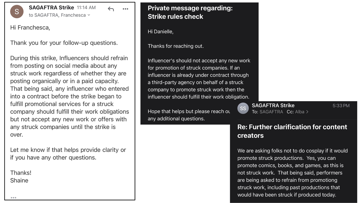 Week-to-Week: How SAG-AFTRA's call for solidarity became a morality test for fans and content creators