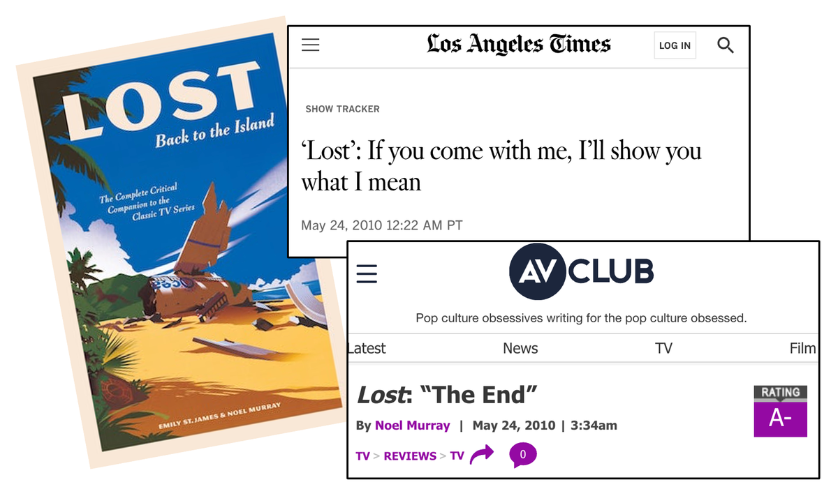 Episodic Interview: Emily St. James & Noel Murray talk Lost's impact on TV criticism [Part One]