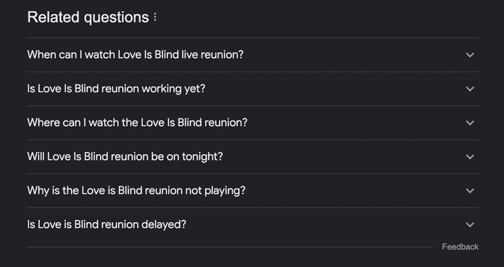 Week-to-Week: The Reunion Will Not Be Livestreamed