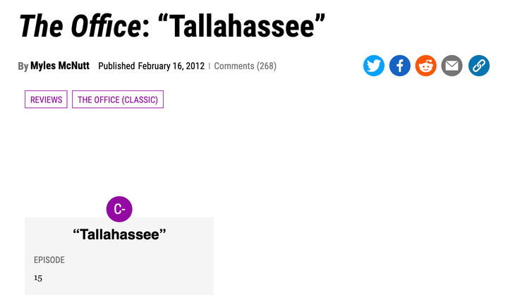 Week-to-Week: Returning to "Tallahassee" and Abaddonn