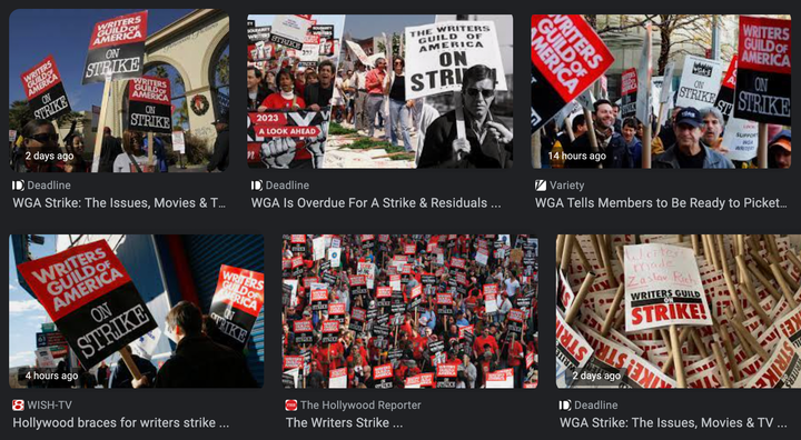 Week-to-Week: Sympathy(?) for the Devil, or, revisiting how we felt about a Writers Strike in 2007