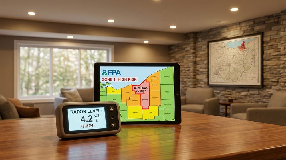 Radon Testing in Northeast Ohio: Why Cuyahoga County Buyers Should Never Skip This Step