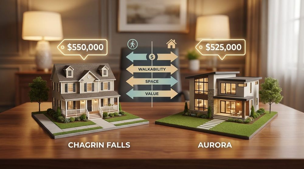 Chagrin Falls vs. Aurora Ohio: Which Suburb Offers More Value for Home Buyers in 2026?