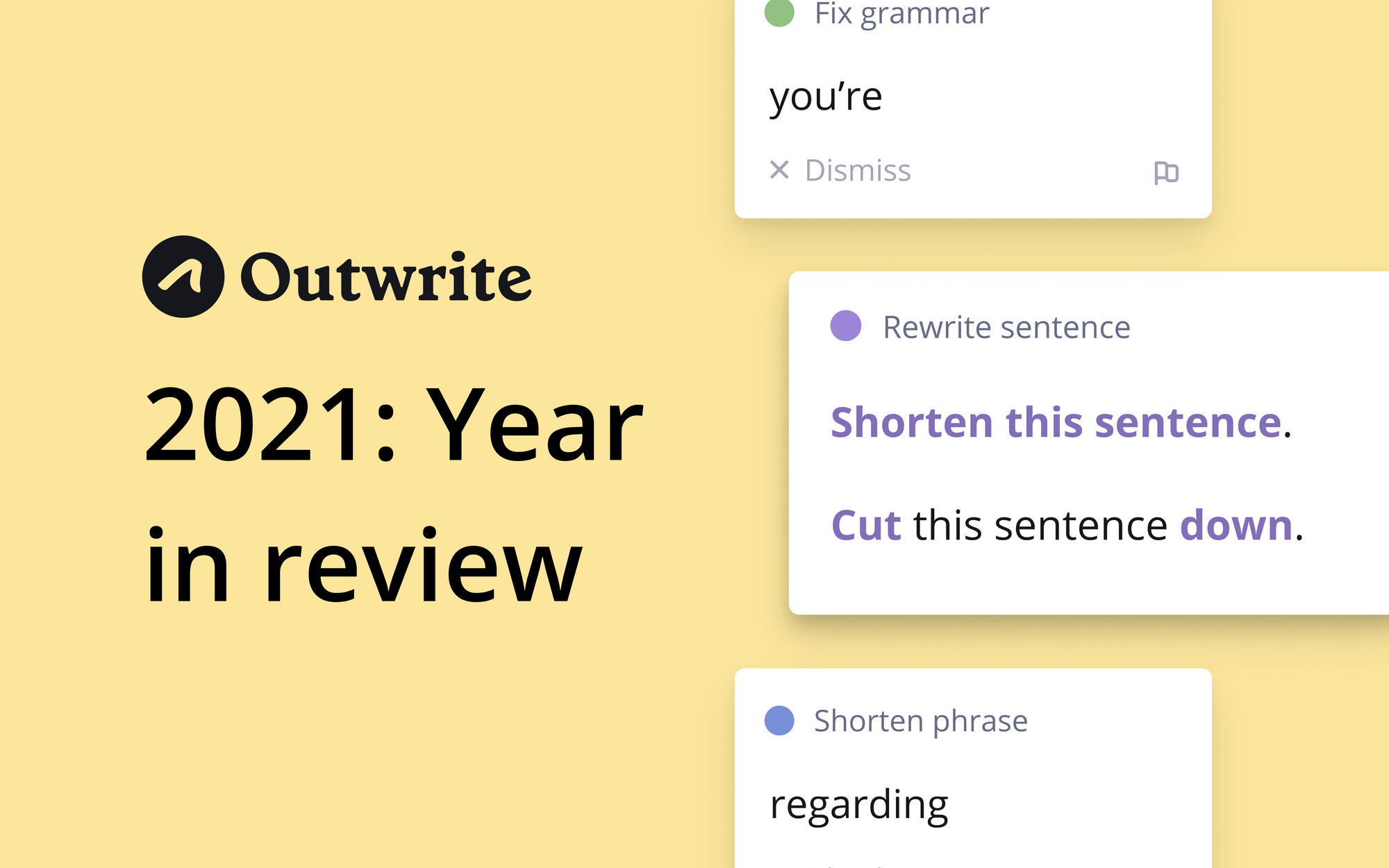 Les meilleures suggestions d'Outwrite pour 2021
