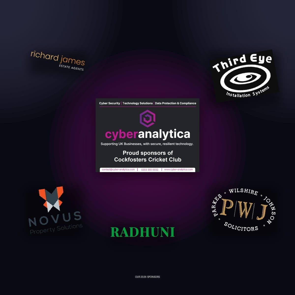 Welcome to Our New Sponsors