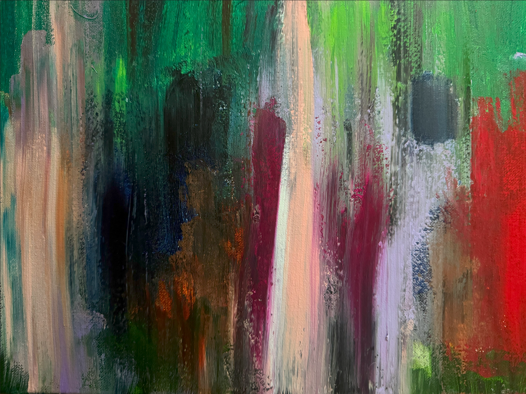 a dark gathering of acquaintances