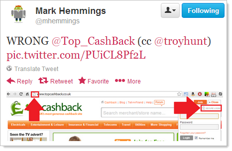 WRONG @Top_CashBack (cc @troyhunt) pic.twitter.com/PUiCL8Pf2L