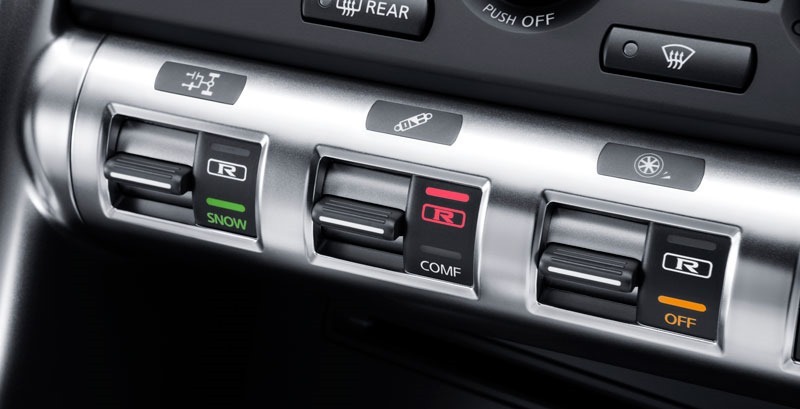 Transmission, suspension and VDC switches