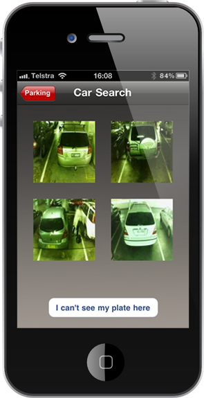 The Westfield car finder app