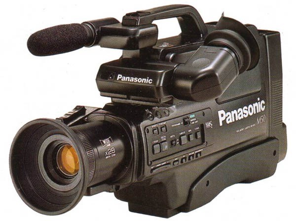 A VHS camcorder