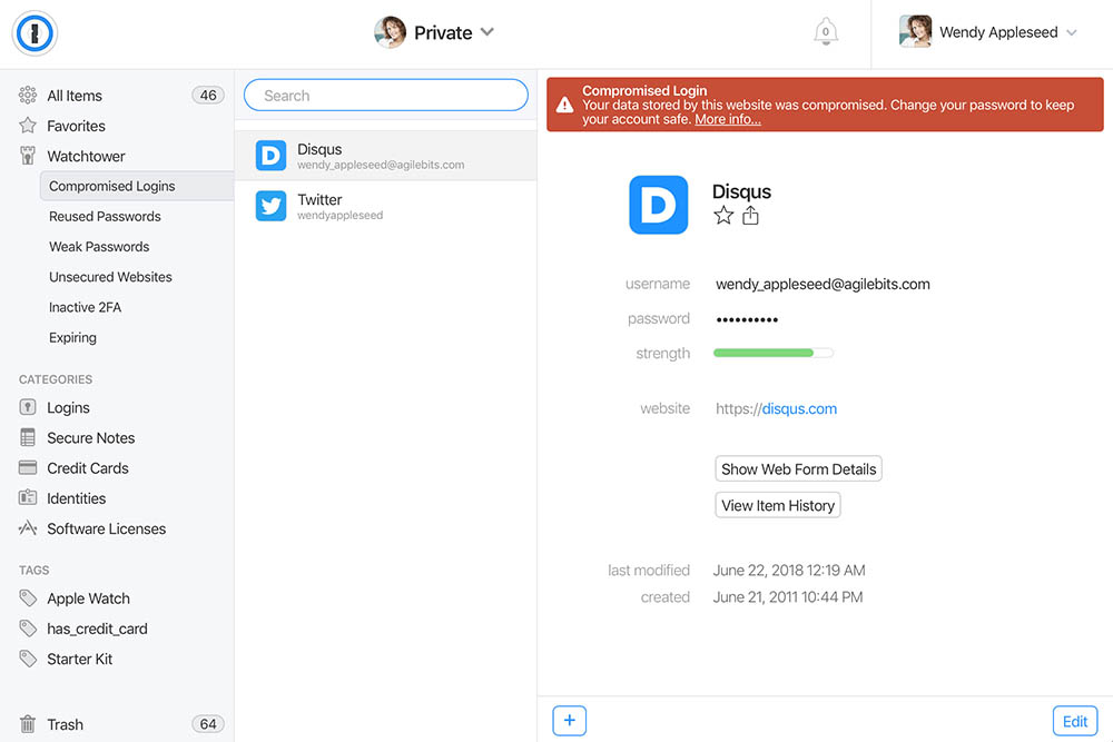 1Password Disqus Breach