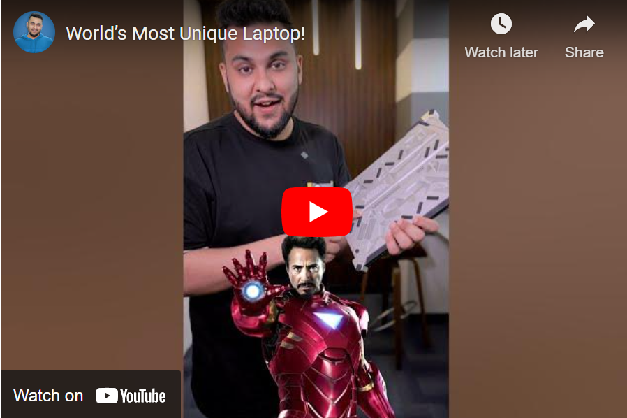 World’s Most Unique Laptop!