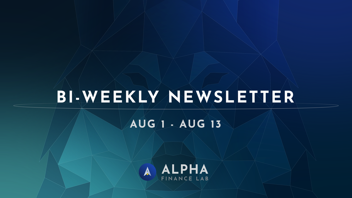 Bi-Weekly Newsletter - August 1st to 13th
