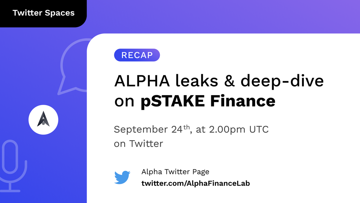Twitter Spaces Recap: September 24th 2021