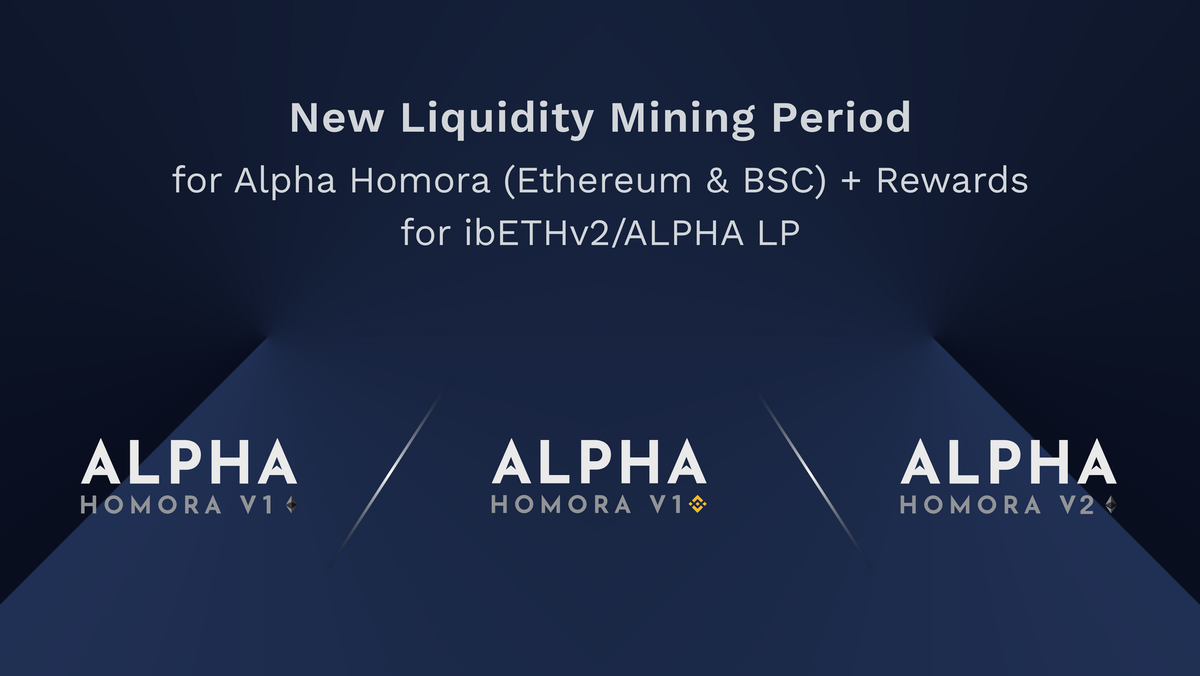 New Liquidity Mining Period & Rewards for ibETHv2/ALPHA LP